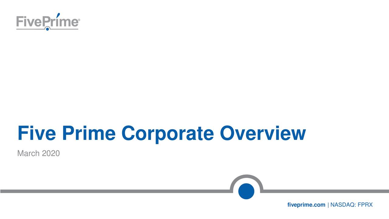 Five Prime Corporate Overview