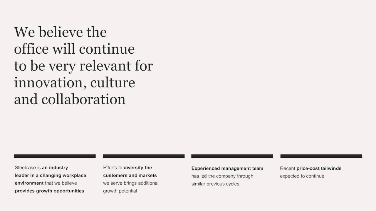 Steelcase Inc. 2024 Q1 Results Earnings Call Presentation (NYSESCS