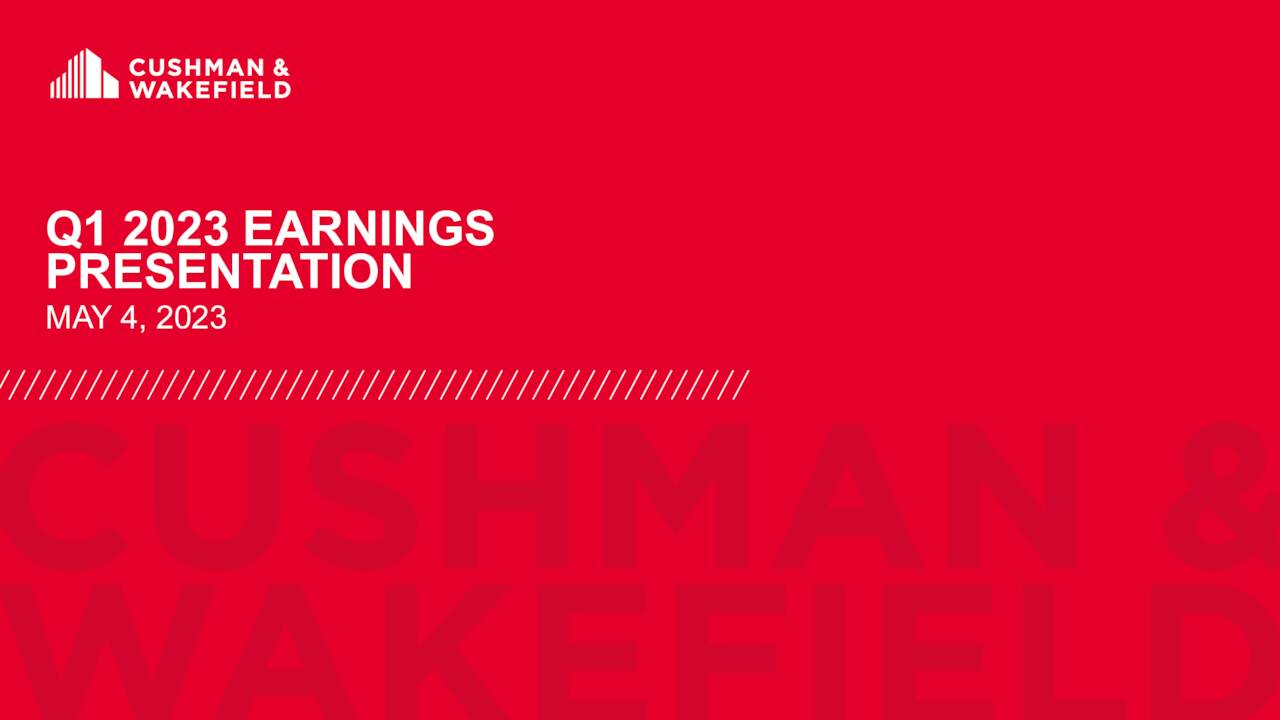 cushman-wakefield-plc-2023-q1-results-earnings-call-presentation