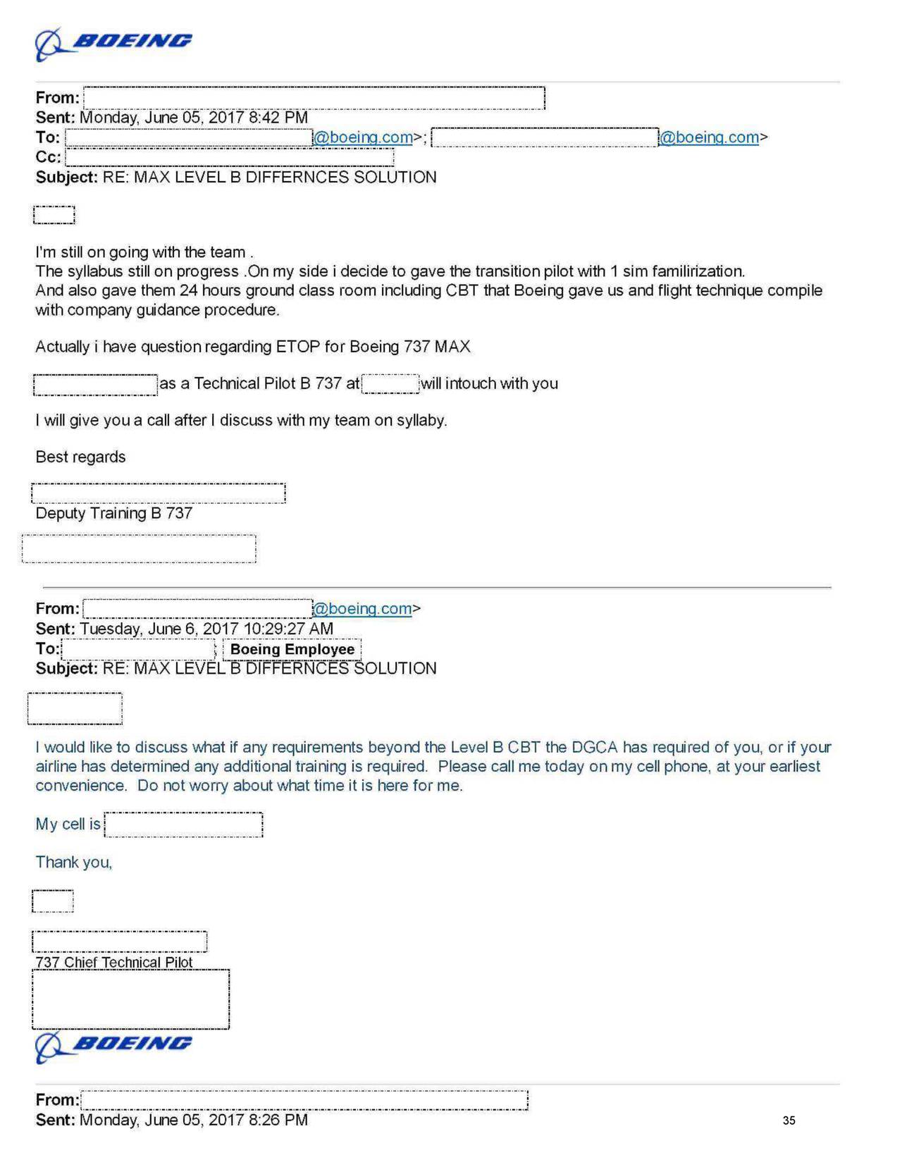 Here Are The Disturbing Internal Emails Boeing Just Released About The ...