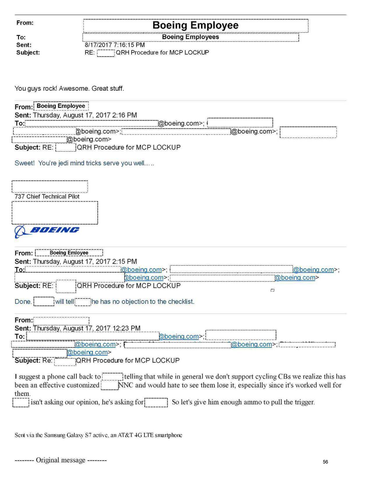 Here Are The Disturbing Internal Emails Boeing Just Released About The ...