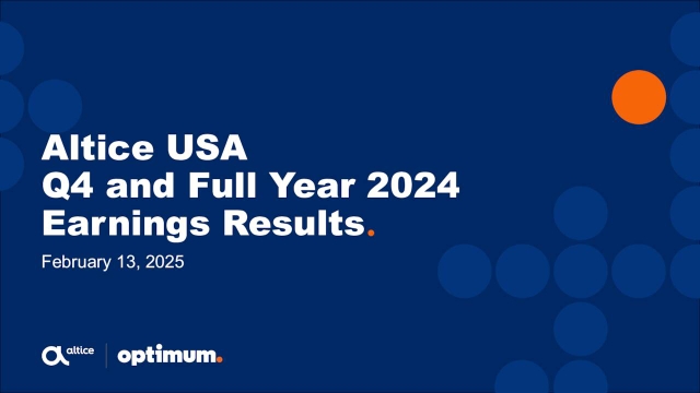 Altice USA, Inc. 2024 Q4 - Results - Earnings Call Presentation (NYSE ...
