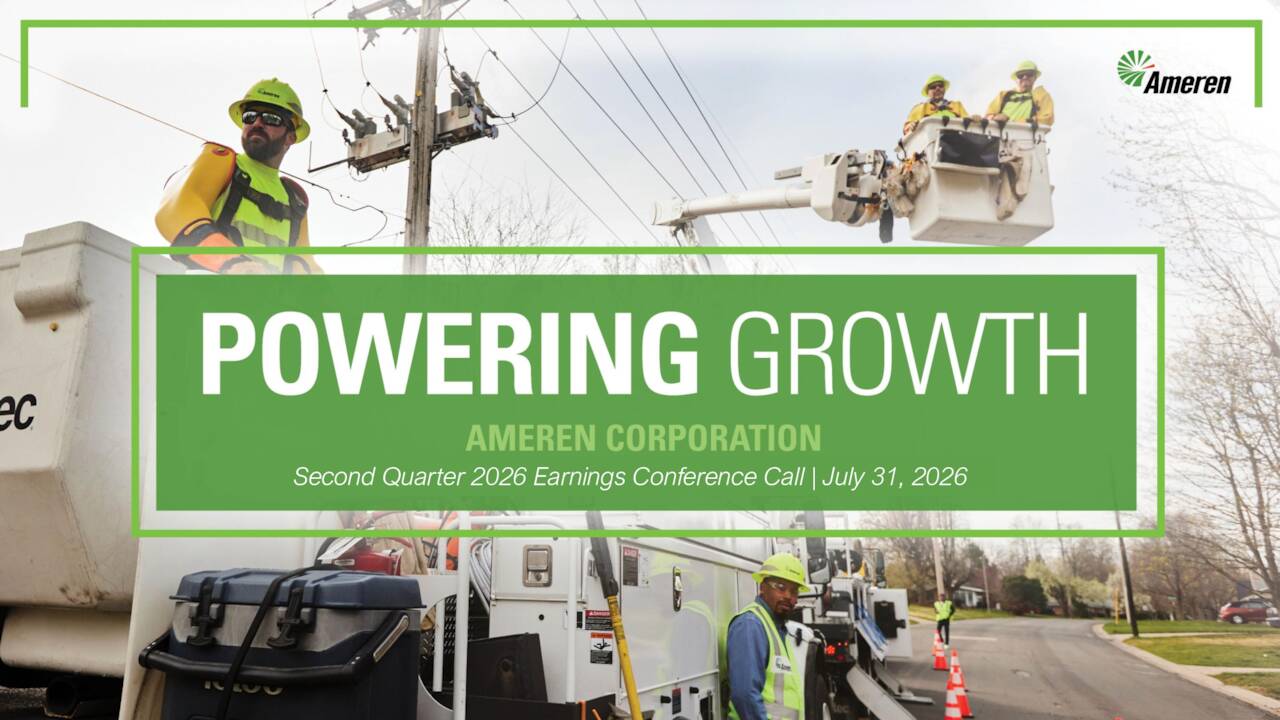javascript online presentation Images High Quality... Ameren Corporation 2026 Q2 - Results - Earnings Call Presentation (NYSE ...