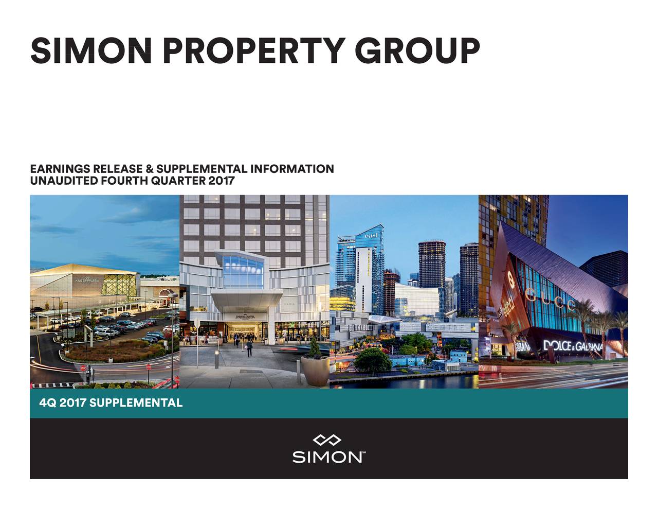 Simon Property Group, Inc. 2017 Q4 Results Earnings Call Slides