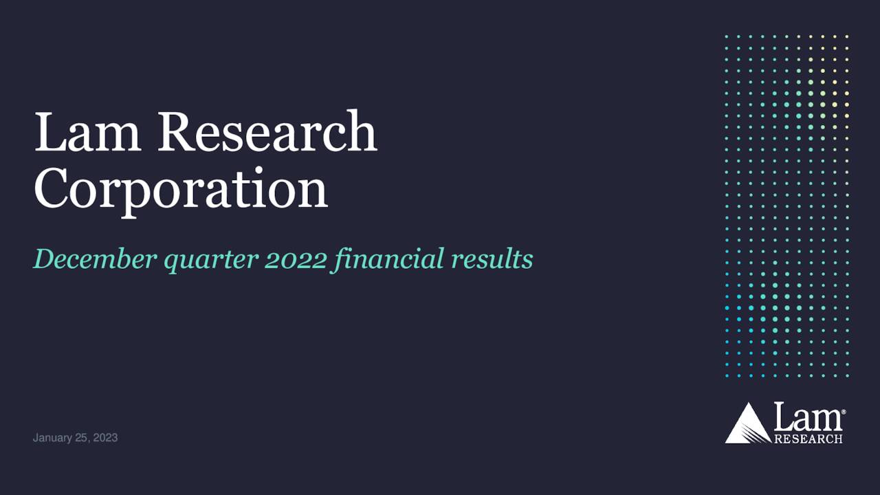 lam research annual report 2023