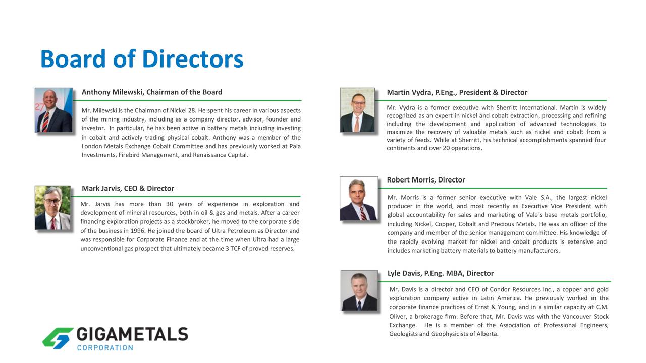 Giga Metals Hnckf Investor Presentation Slideshow Otcmkts Hnckf Seeking Alpha