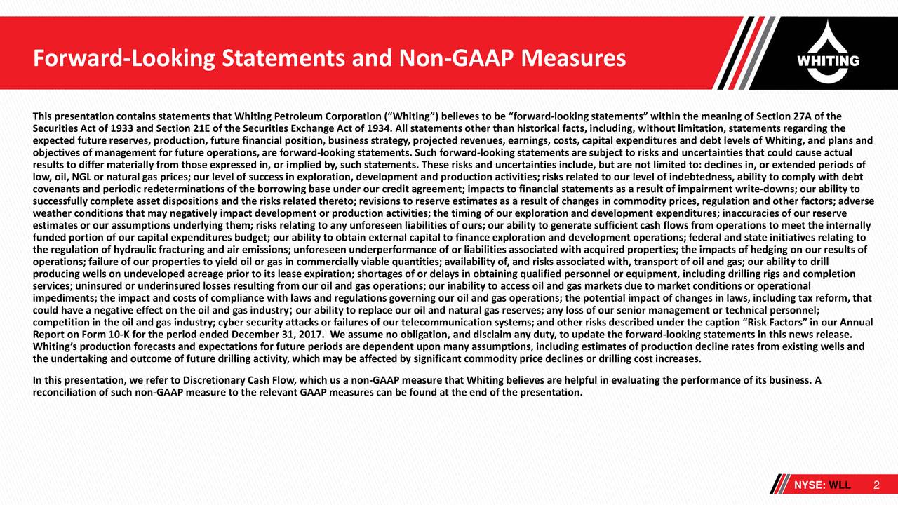 Forward-Looking Statements and Non-GAAP Measures