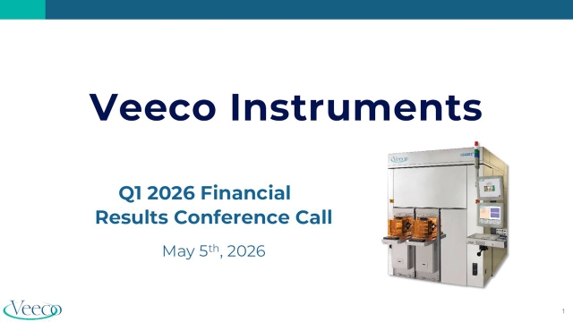 Veeco Instruments Inc. 2026 Q1 - Results - Earnings Call Presentation ...