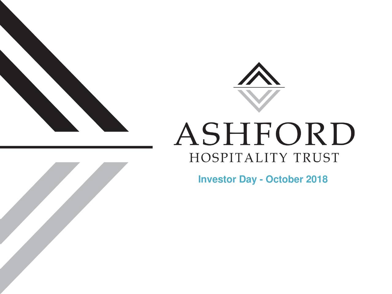 Ashford Hospitality Trust (AHT) Investor Presentation - Slideshow (NYSE ...