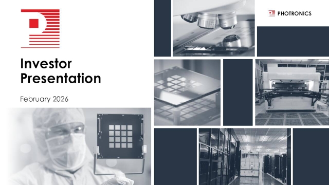 Photronics Photronics, Inc. 2026 Q1 - Results - Earnings Call Presentation (NASDAQ ...