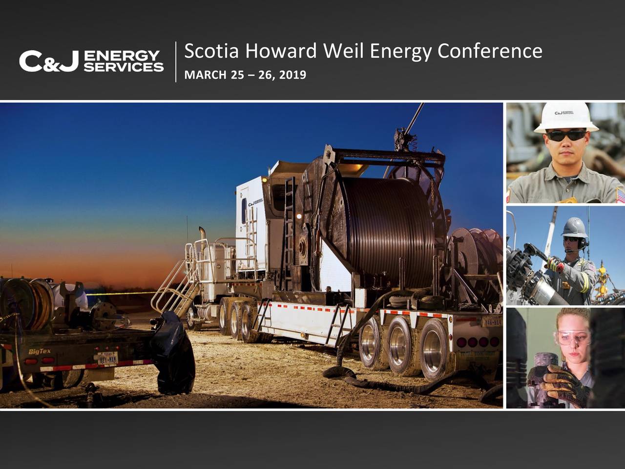 C&amp;J Energy Services (CJ) Presents At Scotia Howard Weil