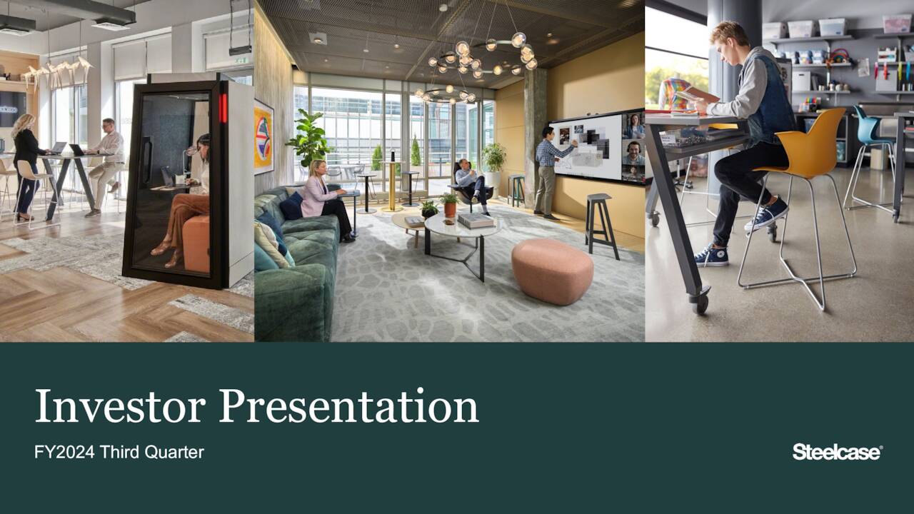 Steelcase Inc. 2024 Q3 Results Earnings Call Presentation (NYSESCS