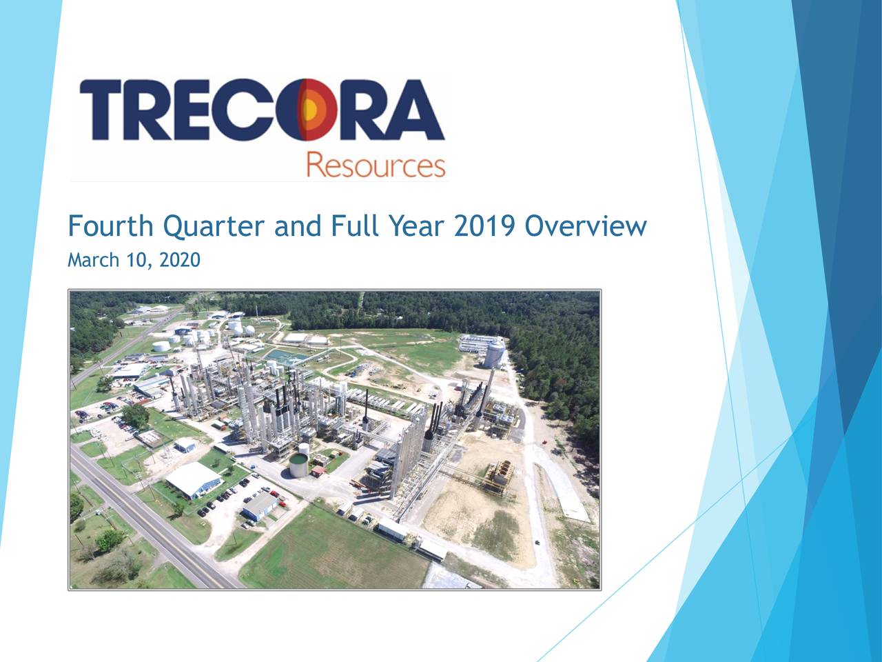 Fourth Quarter and Full Year 2019 Overview