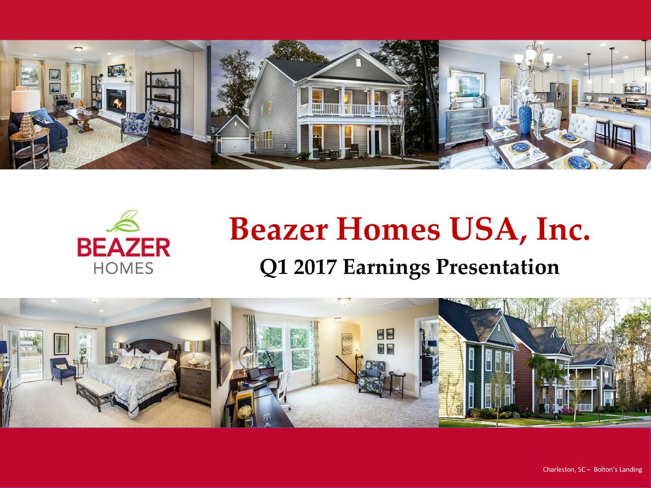 Beazer Homes USA, Inc. 2017 Q1 - Results - Earnings Call Slides (NYSE ...