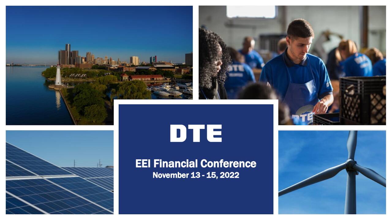 DTE Energy (DTE) presents at 2022 EEI Financial Conference Slideshow