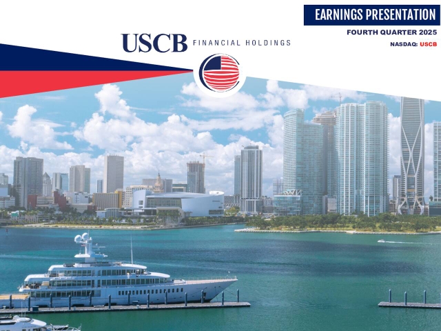 USCB Financial Holdings, Inc. 2025 Q4 - Results - Earnings Call ...