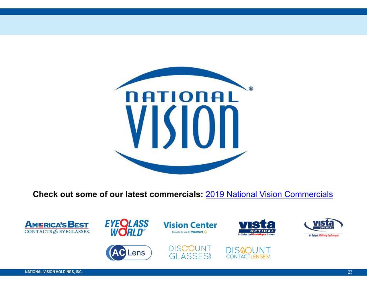 National Vision Holdings 2018 Q4 Results Earnings Call Slides