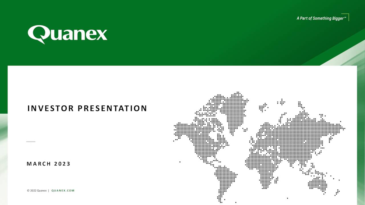 INVESTOR PRESENTATION
