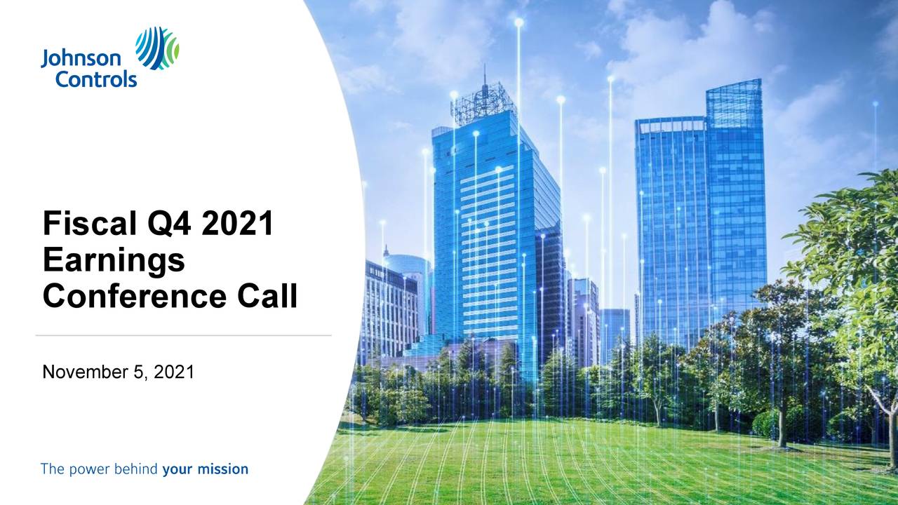Johnson Controls International plc 2021 Q4 Results Earnings Call
