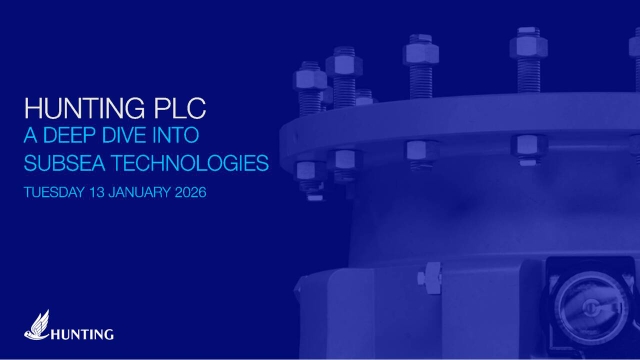 Hunting PLC (HNTIY) Shareholder/Analyst Call - Slideshow (OTCMKTS:HNTIY ...
