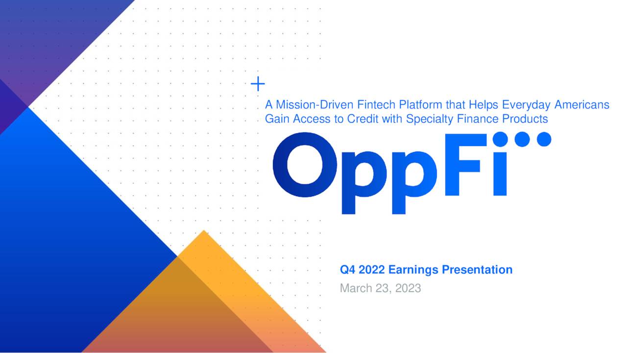 A Mission-Driven Fintech Platform that Helps Everyday Americans