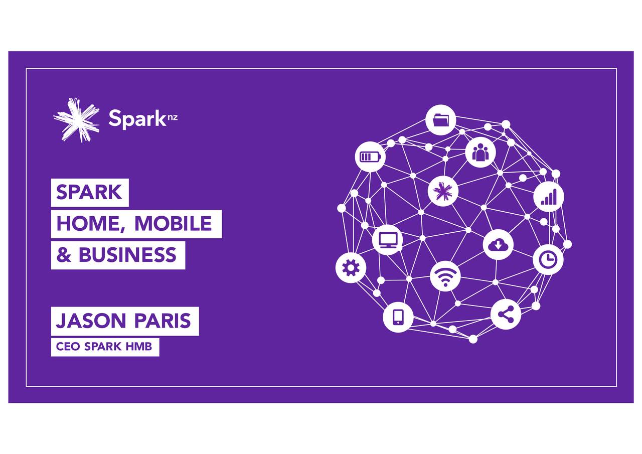 spark new zealand investor presentation