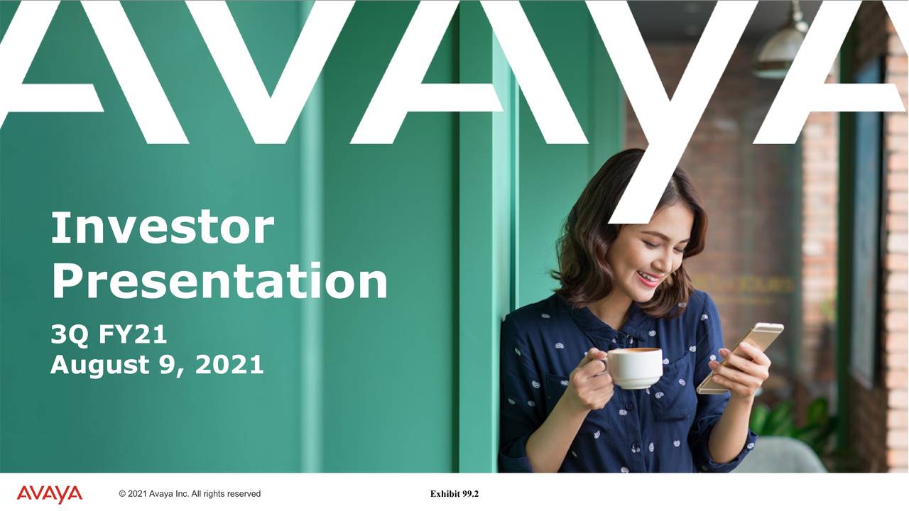 Avaya Holdings Corp. 2021 Q3 - Results - Earnings Call Presentation