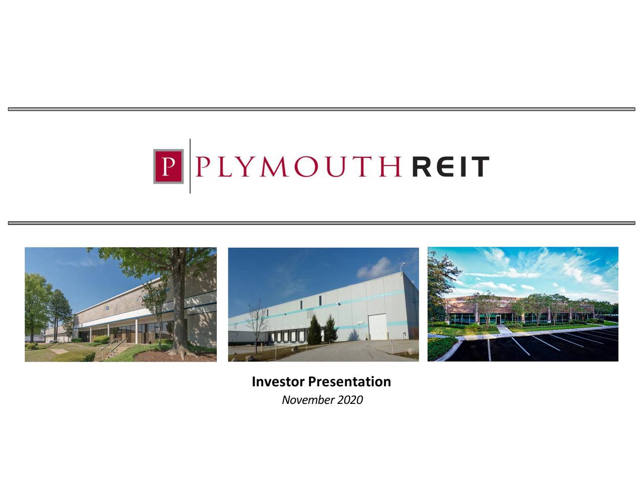 Plymouth Industrial REIT (PLYM) Investor Presentation - Slideshow (NYSE ...