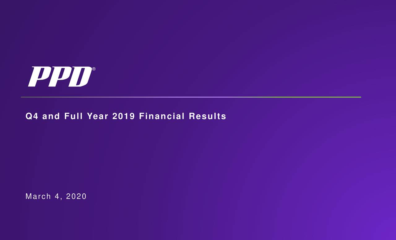 Q4 and Full Year 2019 Financial Results