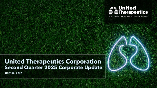 United Therapeutics Corporation 2025 Q2 - Results - Earnings Call ...