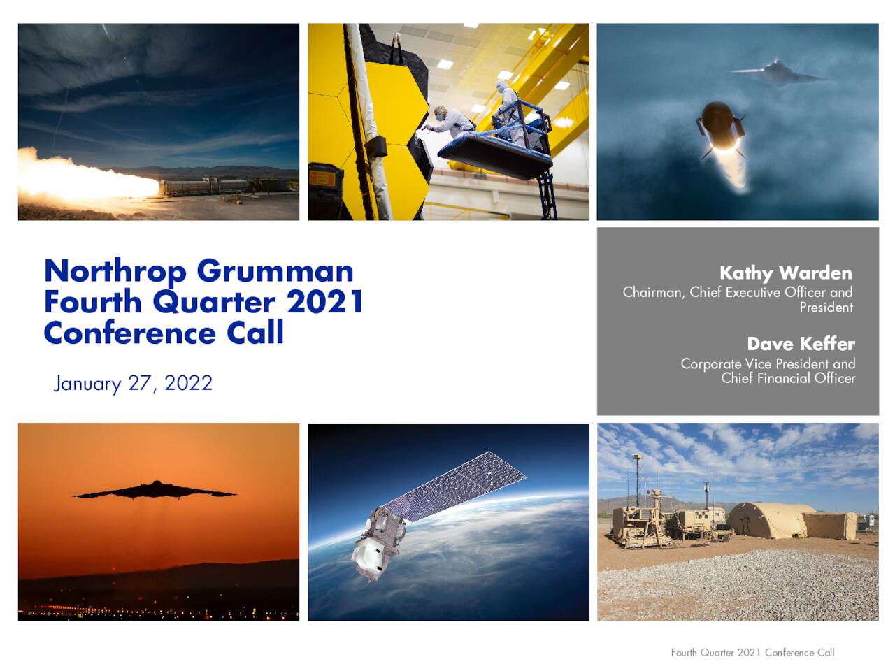 Northrop Grumman Corporation 2021 Q4 Results Earnings Call