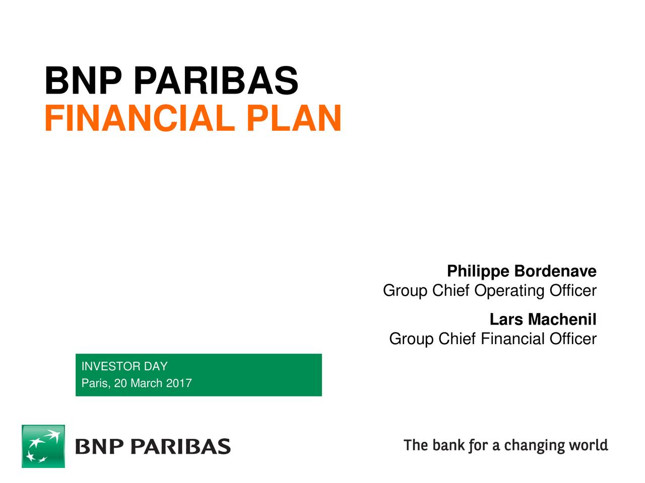 BNP Paribas (BNPQY) Investor Presentation - Slideshow (OTCMKTS:BNPQY ...