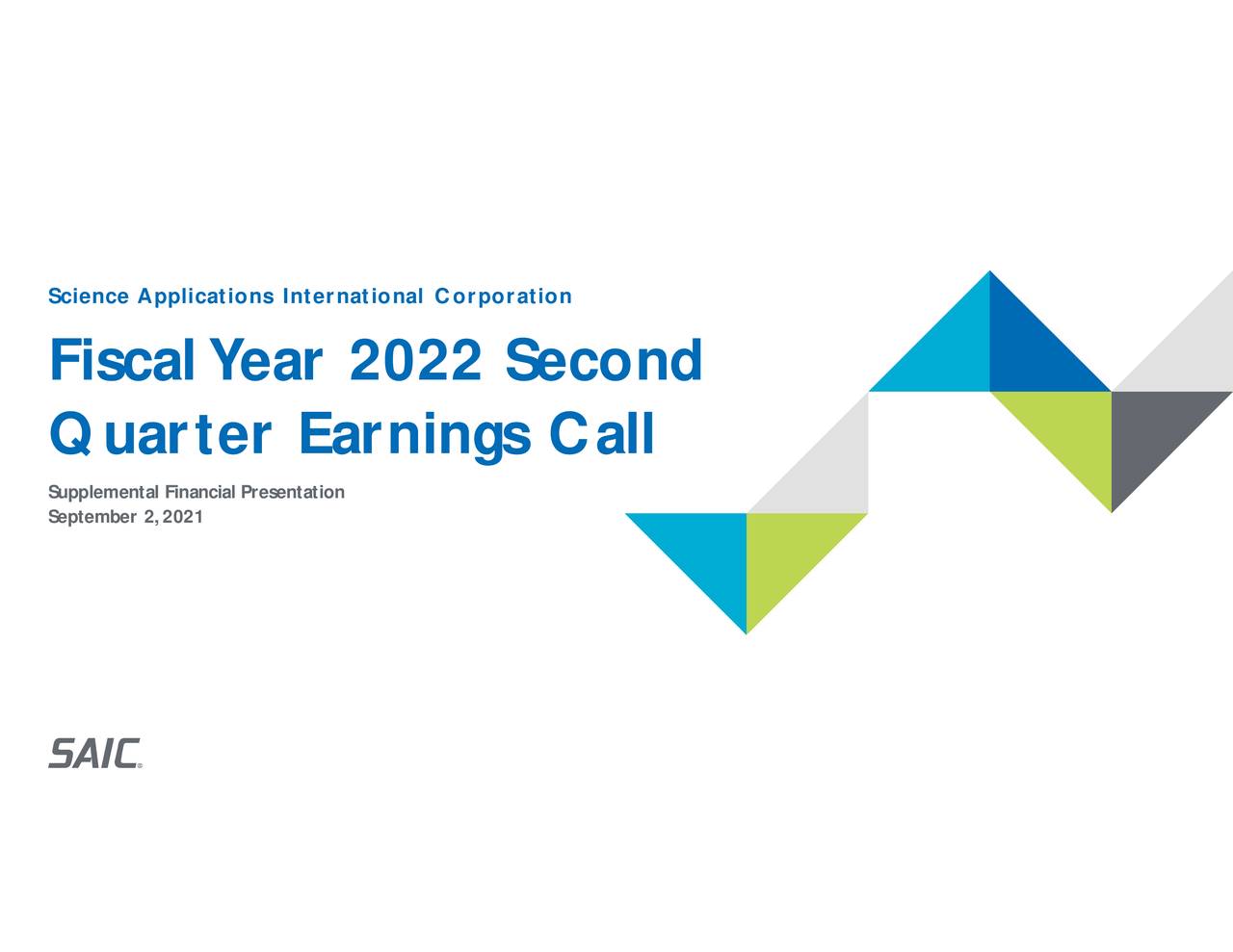 Science Applications International Corporation 2022 Q2 Results