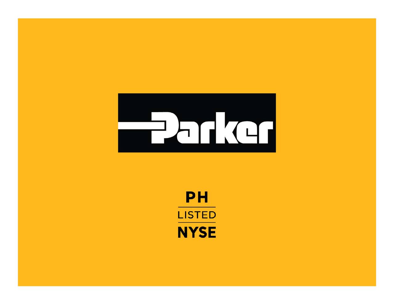 Parker-Hannifin Corporation 2018 Q4 - Results - Earnings Call Slides ...