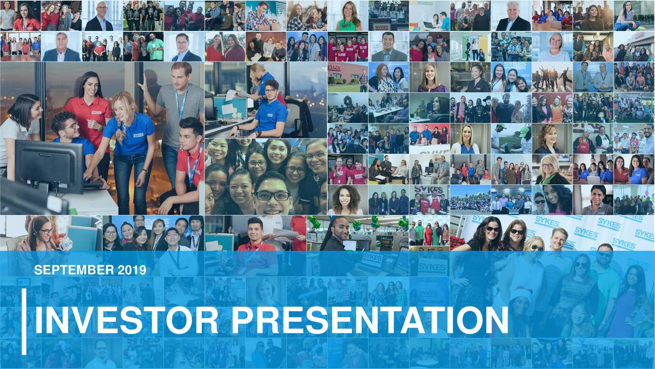 Sykes Enterprises SYKE Investor Presentation Slideshow NASDAQ SYKE 