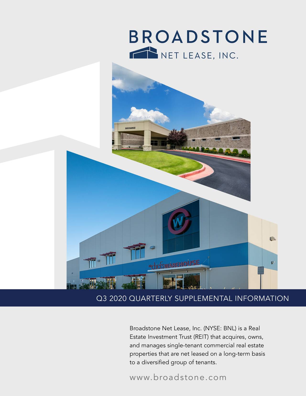 Broadstone Net Lease (BNL) Investor Presentation Slideshow (NYSEBNL