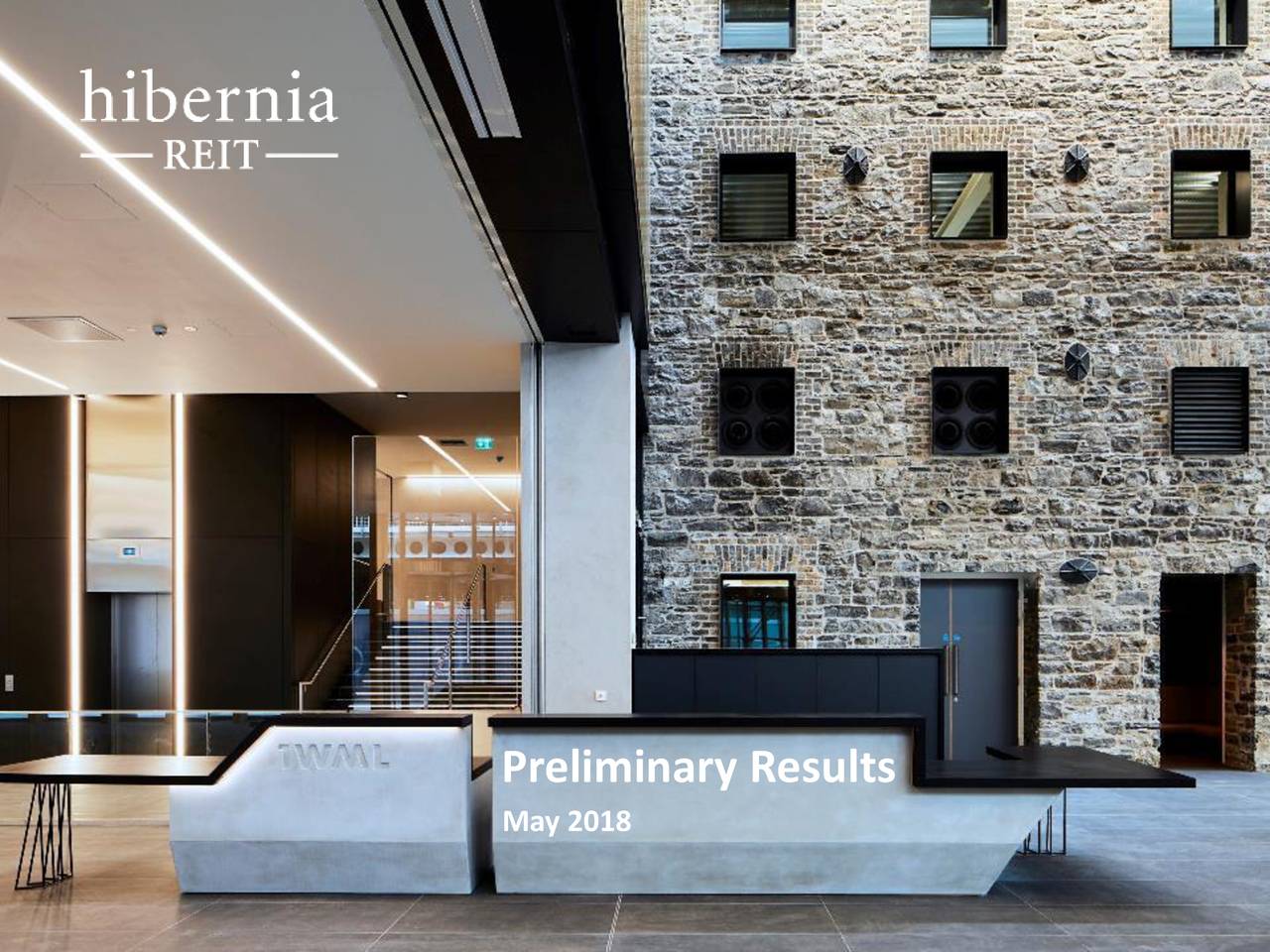 Hibernia REIT PLC 2018 Q4 Results Earnings Call Slides (OTCMKTS