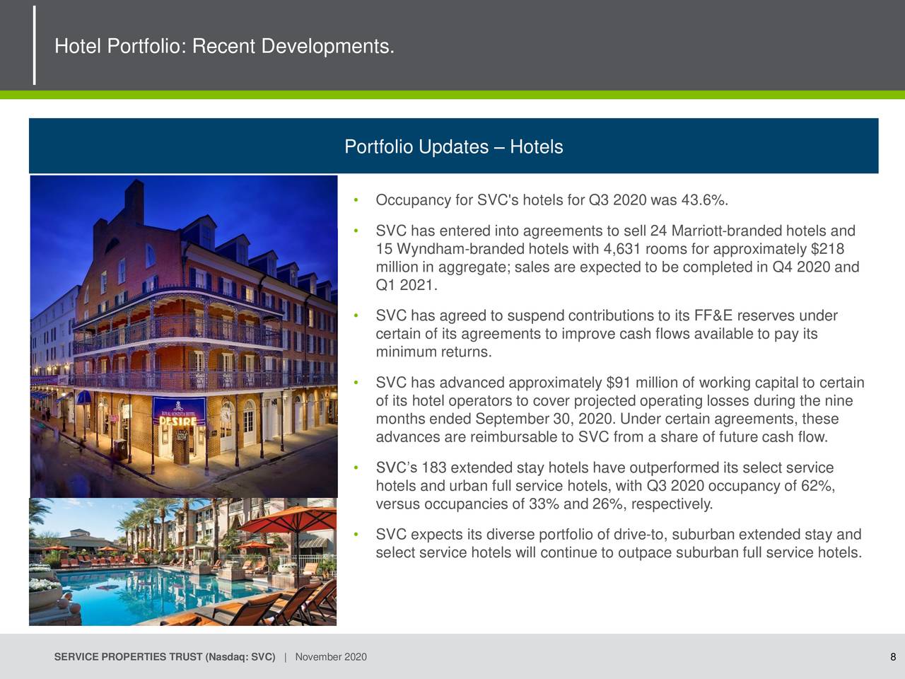 Service Properties Trust (SVC) Investor Presentation