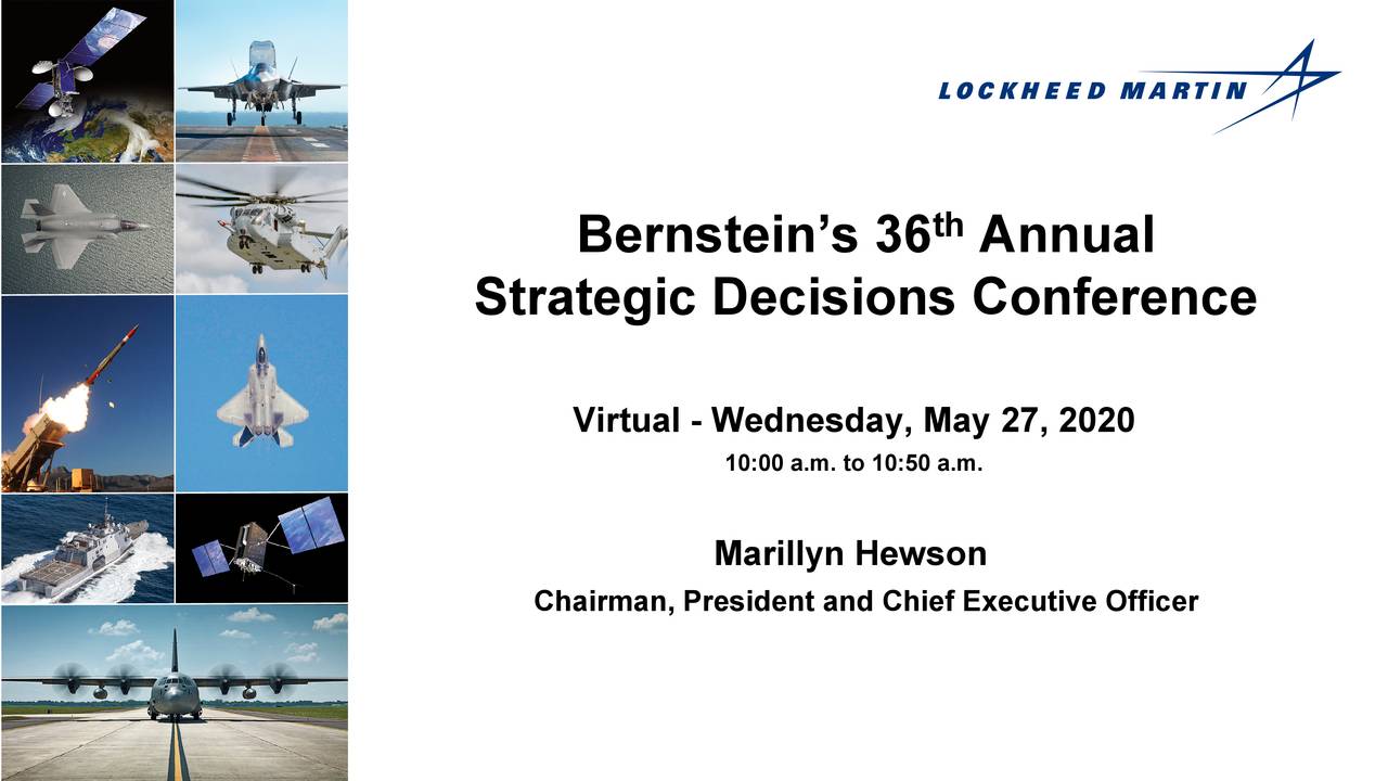 Lockheed Martin (LMT) Presents At Bernstein 36th Annual Strategic ...