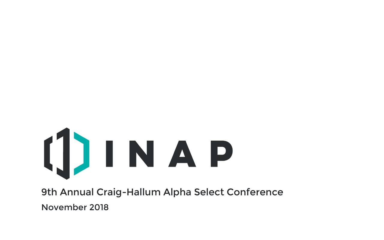 Internap Network Services (INAP) Presents At CraigHallum 9th Annual