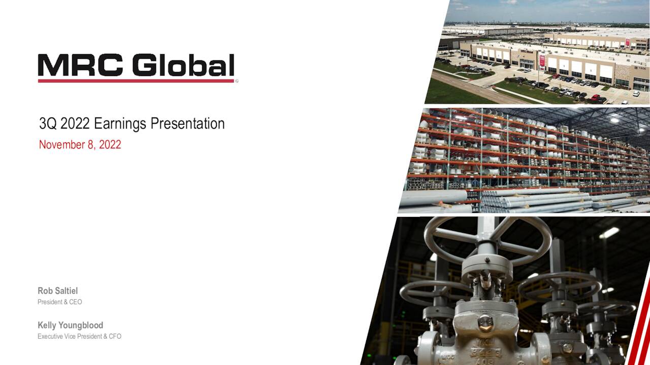 MRC Global Inc. 2022 Q3 Results Earnings Call Presentation (NYSE