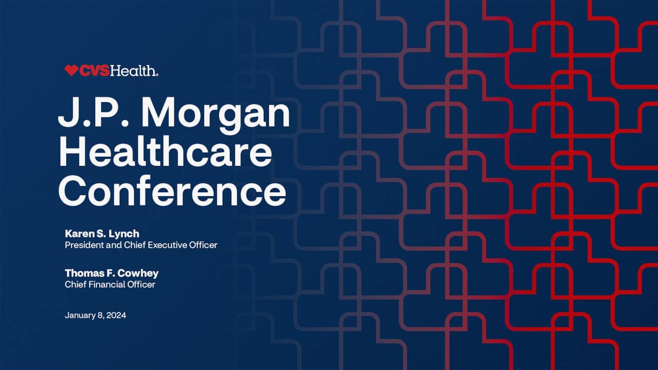 J.P. 42nd Annual Healthcare Conference (NYSECVS) Seeking Alpha