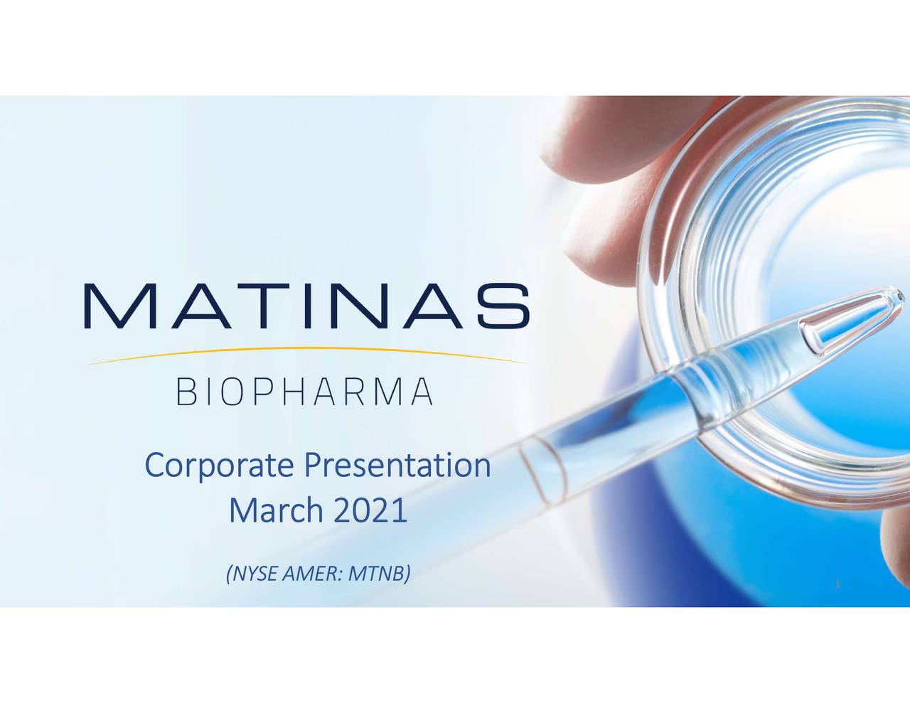 Matinas BioPharma Holdings (MTNB) Investor Presentation - Slideshow ...