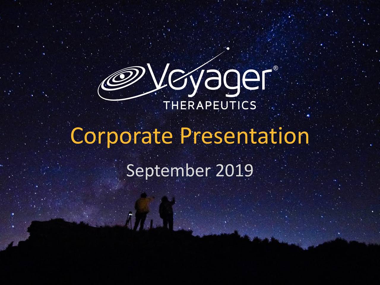 voyager therapeutics investor presentation