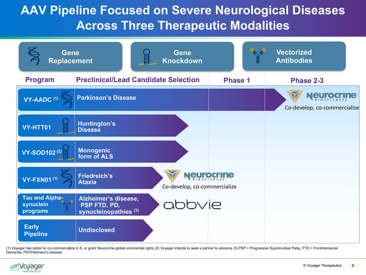 AAV Pipeline Focused on Severe Neurological Diseases