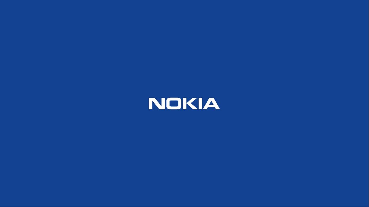 Nokia Corporation 2020 Q1 Results Earnings Call Presentation (NYSE