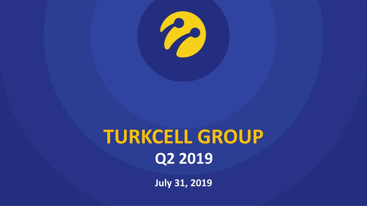 Turkcell Iletisim Hizmetleri A.S. 2019 Q2 Results Earnings Call Slides (NYSETKC) Seeking