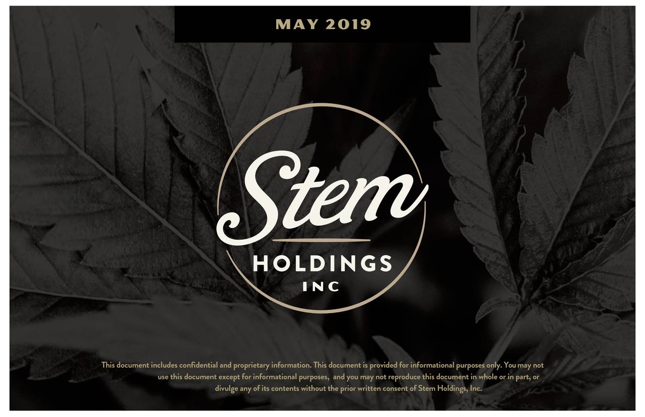 stem holdings stock price