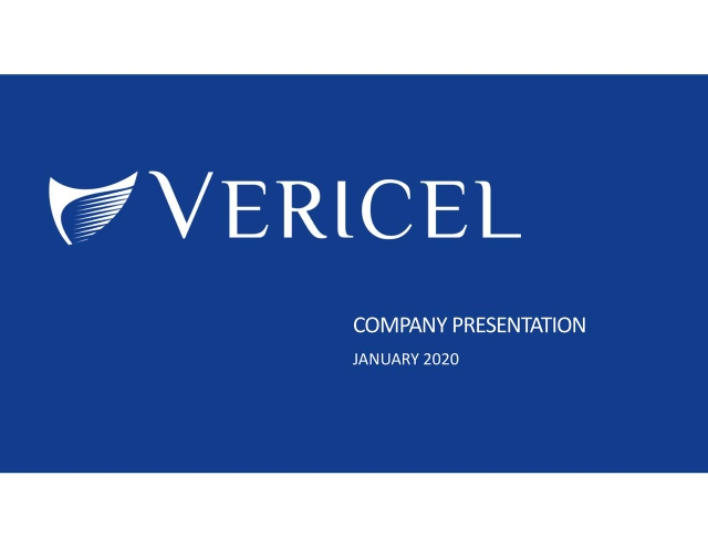 Vericel (VCEL) Investor Presentation - Slideshow (NASDAQ:VCEL) 2020-01 ...