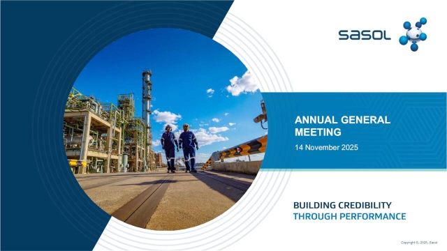 Sasol Limited (SSL) Shareholder/Analyst Call - Slideshow (NYSE:SSL ...